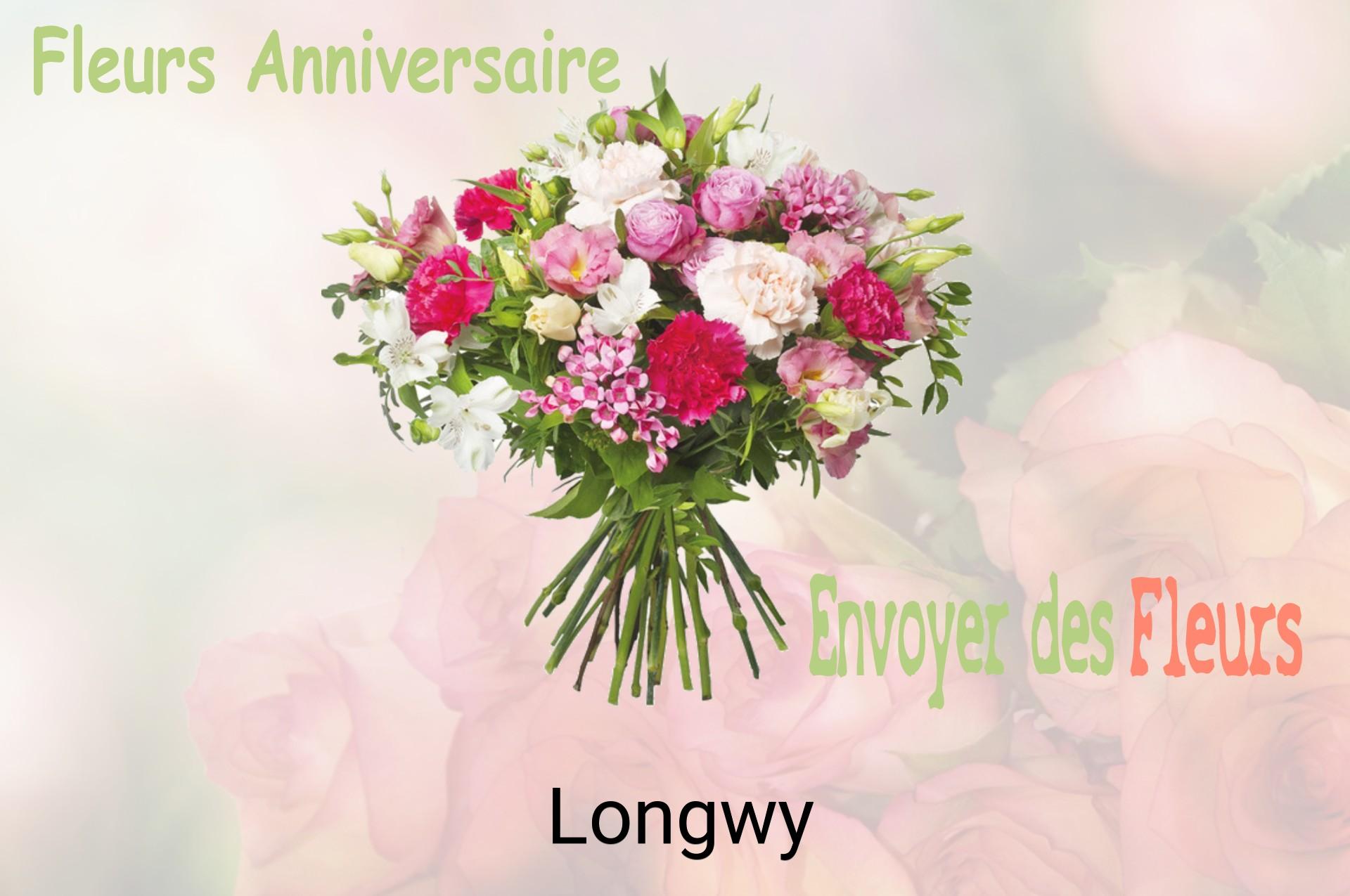 Bouquet de fleurs d’anniversaire livré à Longwy