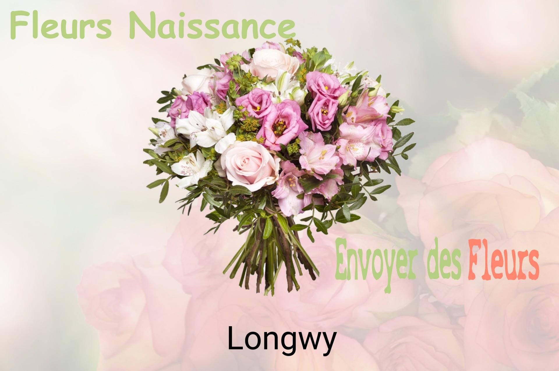 Bouquet de fleurs de naissance livré à Longwy