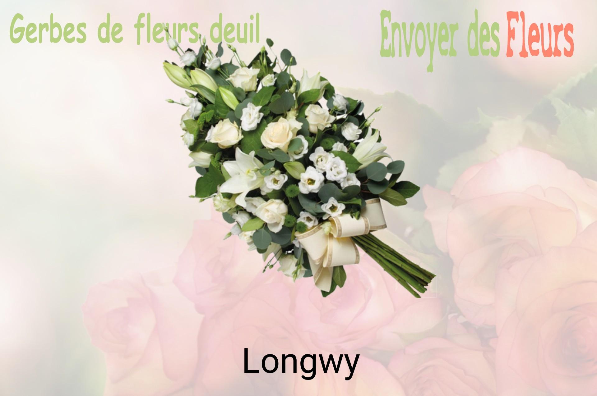 Gerbe de fleurs de deuil livrée à Longwy
